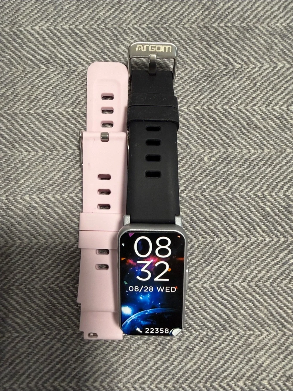 New! SKEIWatch B20 Smartwatch - Black/Pink